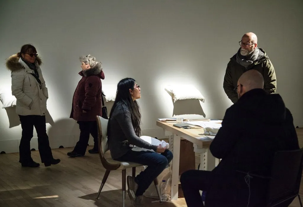 Estela López Solís, Hantises, performance, 2017. Photo Swann Bertholin
