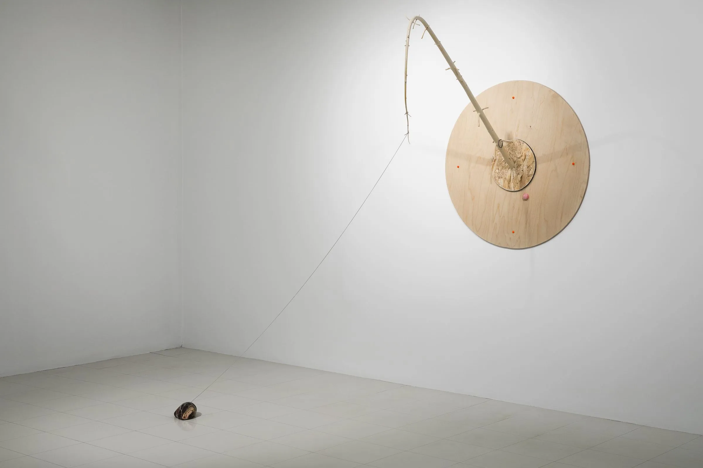 Magali Hébert Huot, Trame-Hatch, 2024. Installation, Galerie des arts visuels, Université Laval